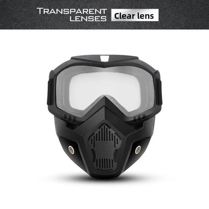 Detachable Full Face Goggle Mask