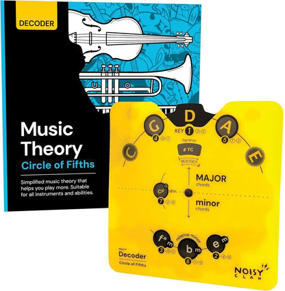 🔥Last Day 49% OFF - 🎵Circle of Fifths Music Theory Decoder Set