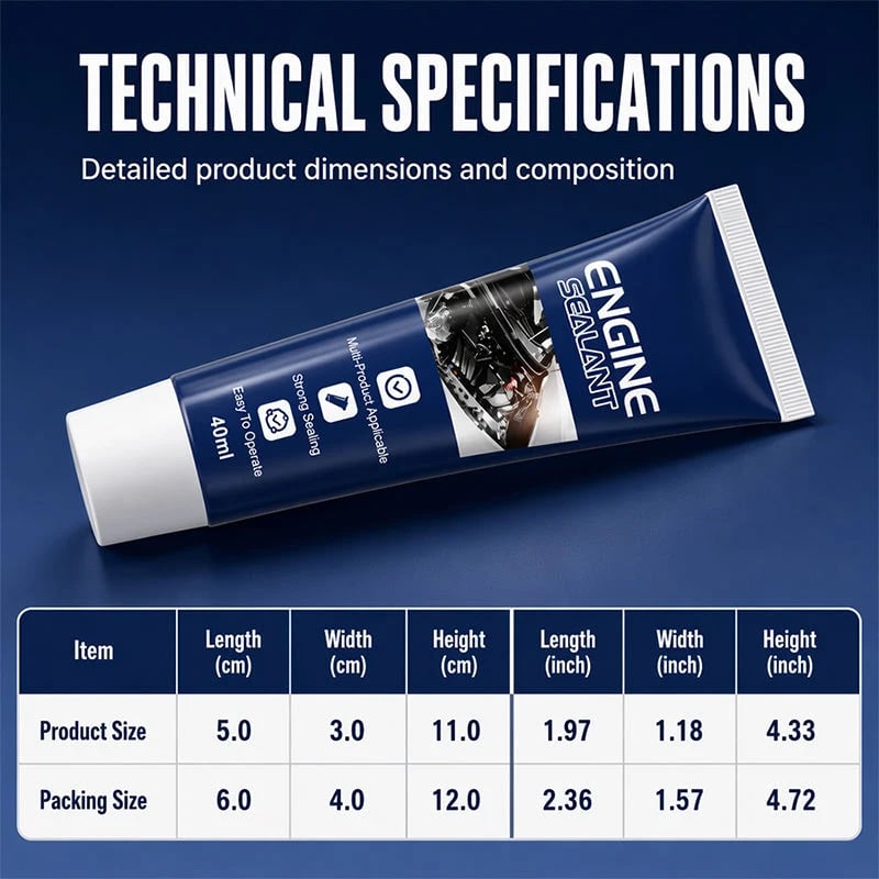 🔥HOT SALE 49% OFF⚙️Automotive Engine High Temperature Sealant 🔥Multi-Purpose Permanent Leak Sealing 🛠️Easy DIY Car Repair