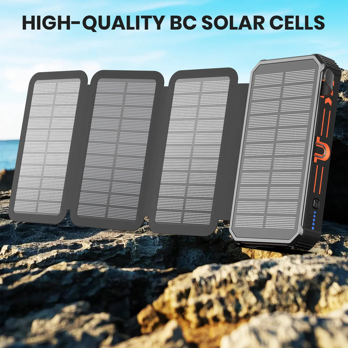 ☀️ 50% OFF Solar Power Bank – Wireless Charging & Multi-Device Output