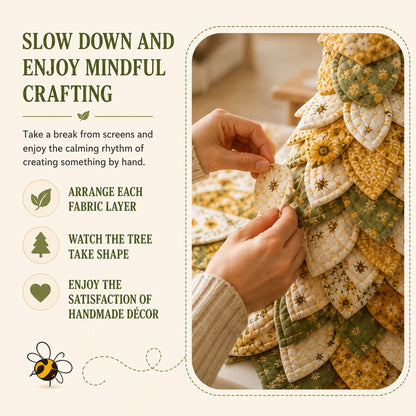 🌻Sunflower Bee Garden Tree DIY Kit - Handmade Fabric Tabletop Tree Decor