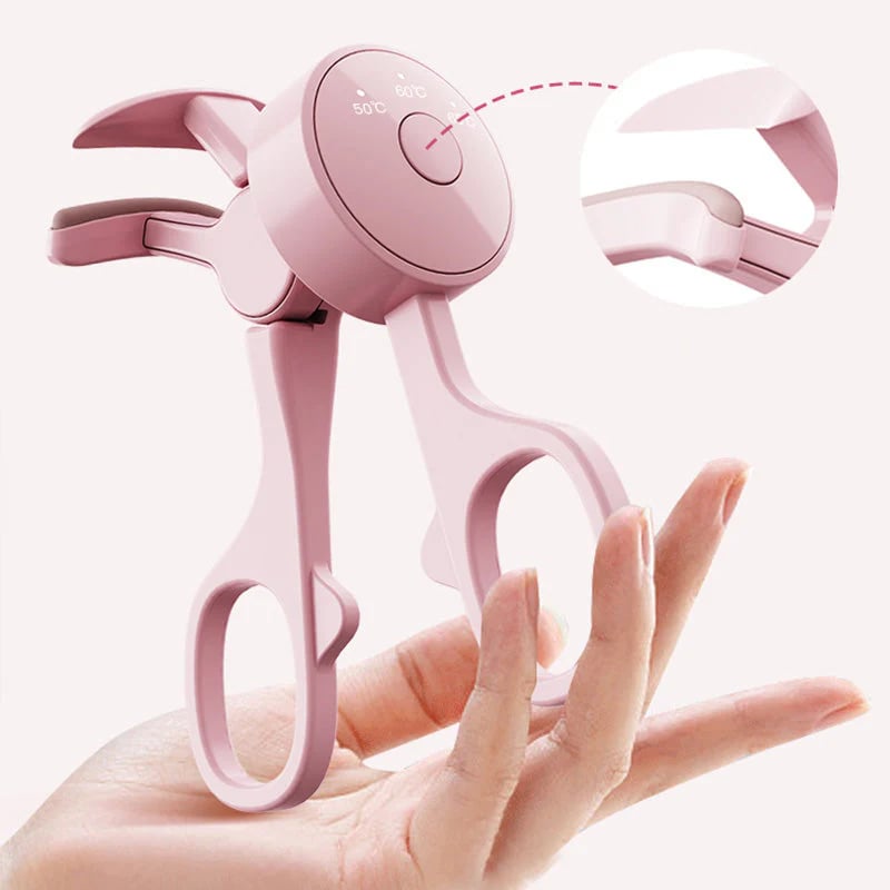 💗 Heated Eyelash Curler – 10-Second Heat, 3 Temp Settings & USB-C Rechargeable ✨