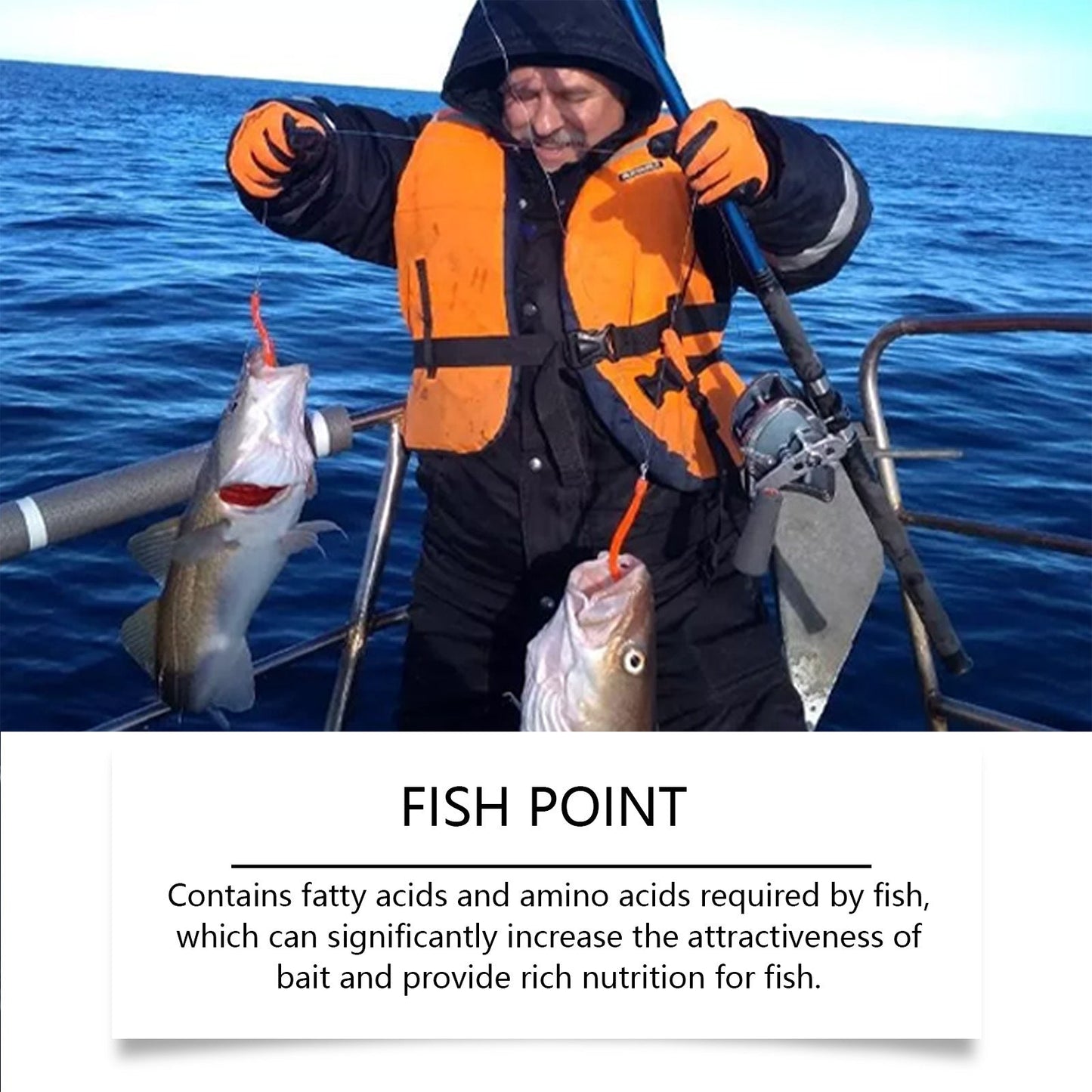 🎣 Concentrated Fish Attractant Liquid – 🐟Fast-Acting Red Worm Formula