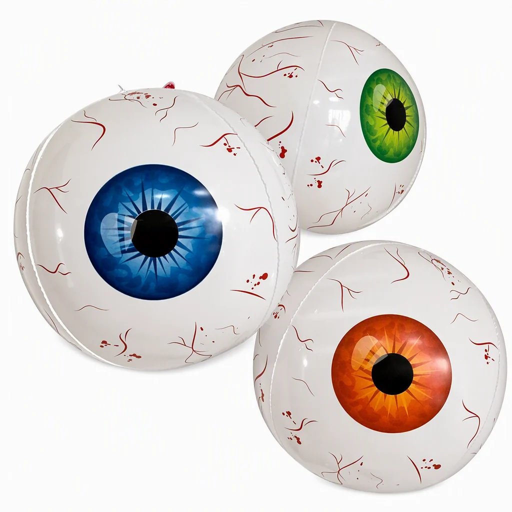 🔥HOT SALE 49% OFF🎃 Giant 22' 4D Eyeball Balloons | Creepy Halloween Party Decorations for Spooky Home & Garden