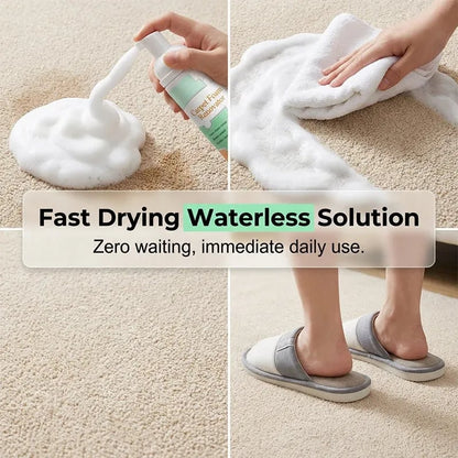 📍🔥Limited Time Promotion 49% OFF🔥Waterless Carpet Foam Stain Remover with Towel