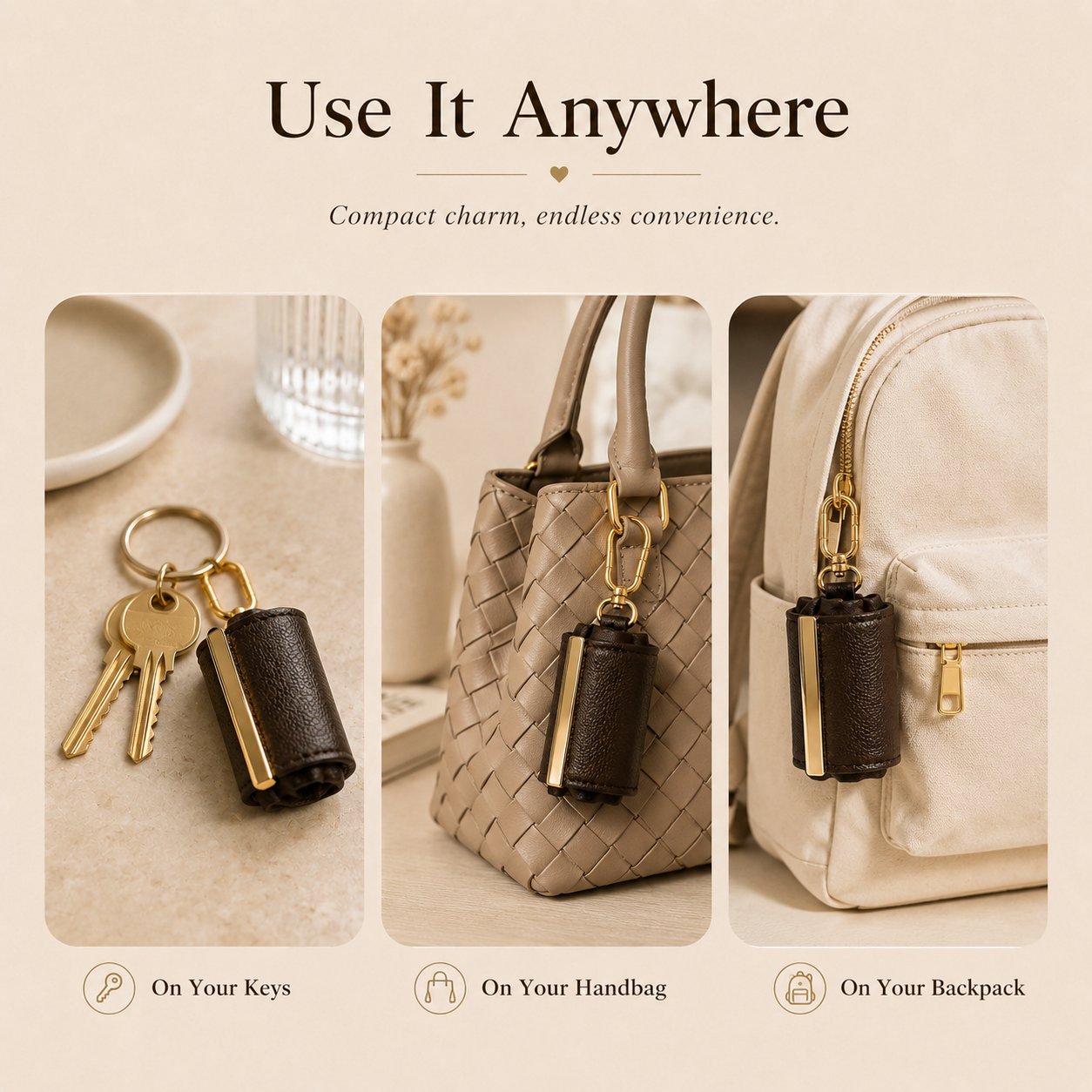 💞50K+ SOLD!🔥Secret Carry Foldable Tote Charm Bag👜