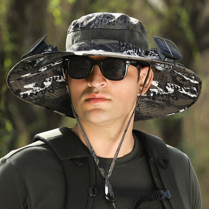🔥Summer Hot Sale 49% OFF⚡2026 New Ultralight Solar Fan Sun Hat🎁Lighter Than a Baseball!⚾