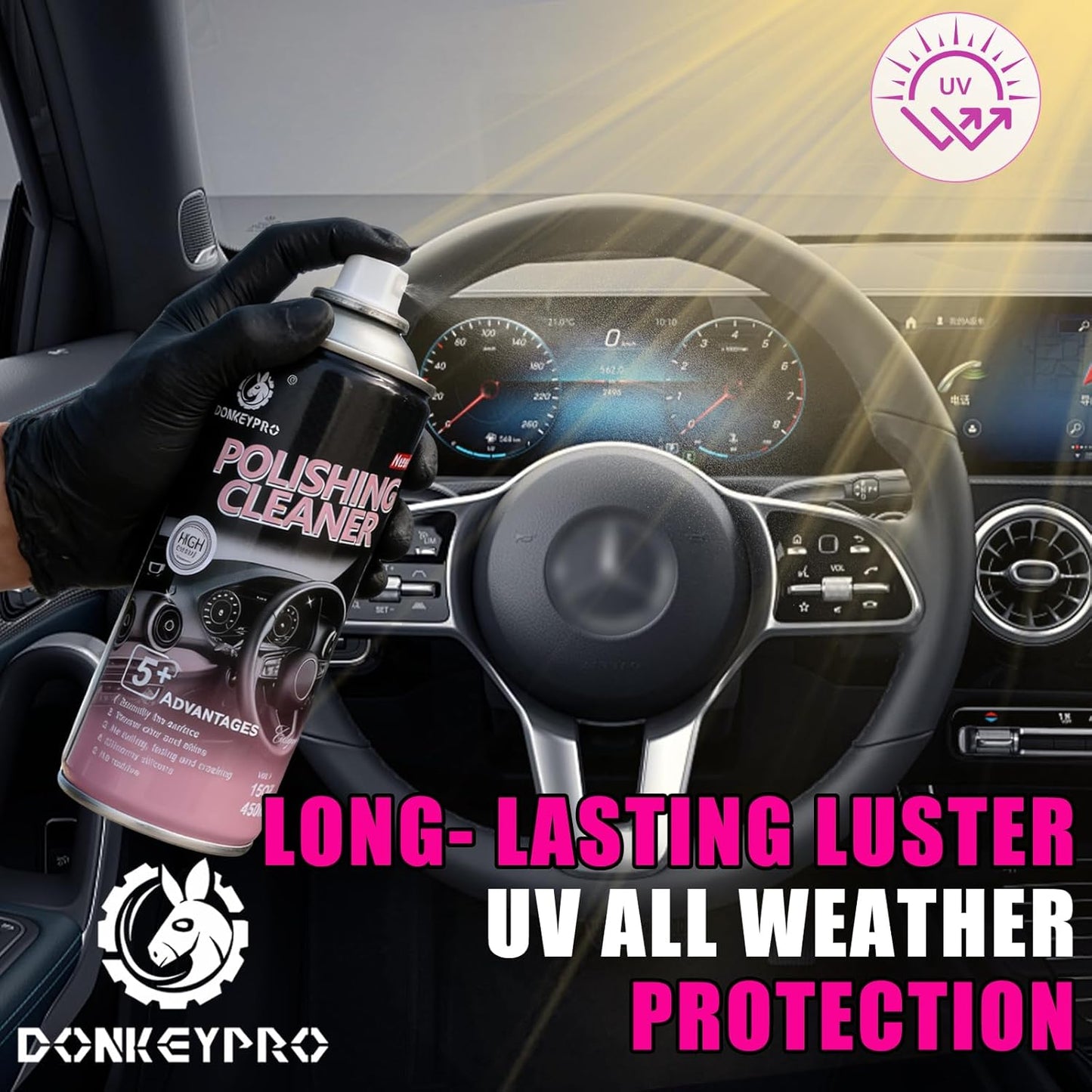 Car Interior Polishing and Cleaning Solution