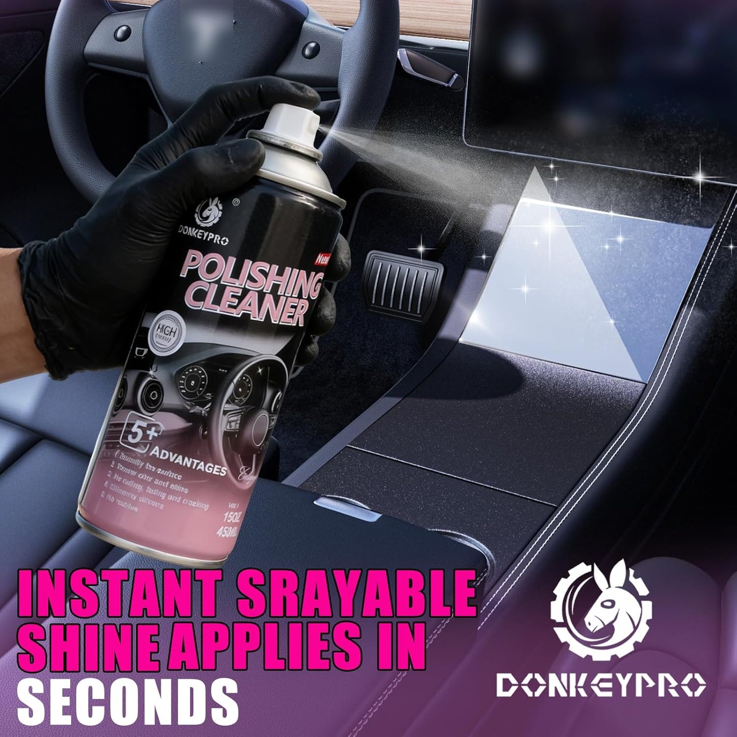 Car Interior Polishing and Cleaning Solution