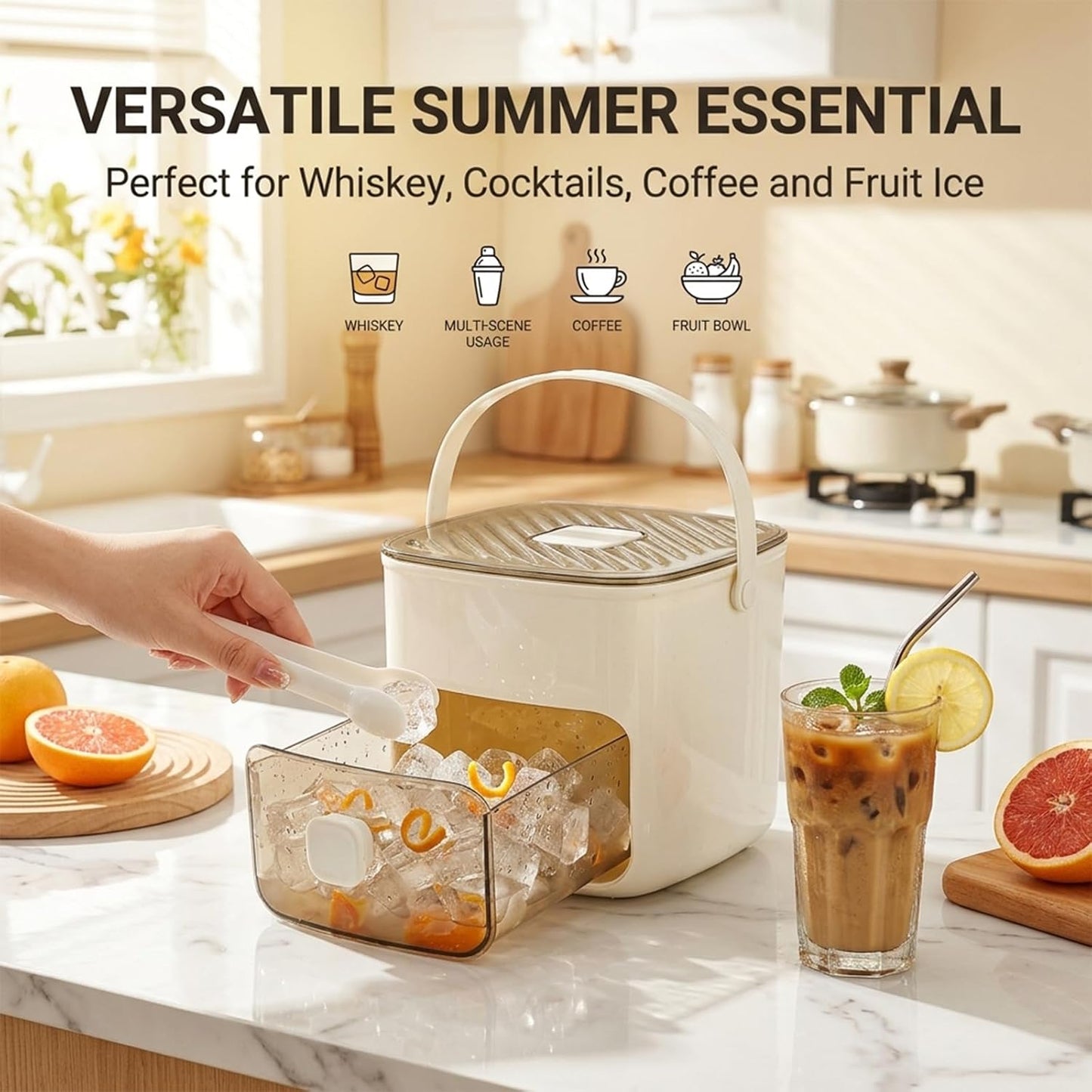 🍹Handled Press-Type Ice Cube Tray (Double-Layer)