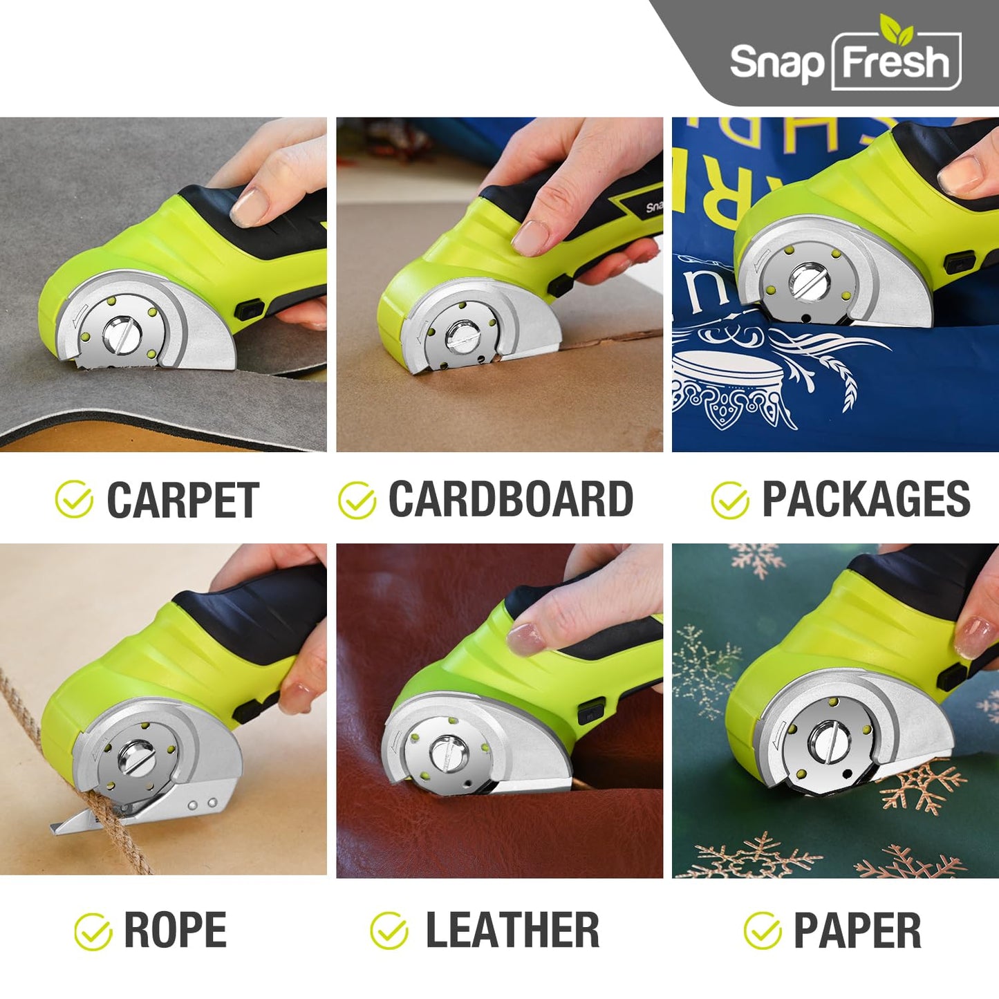 4V Cordless Rotary Cardboard Cutter