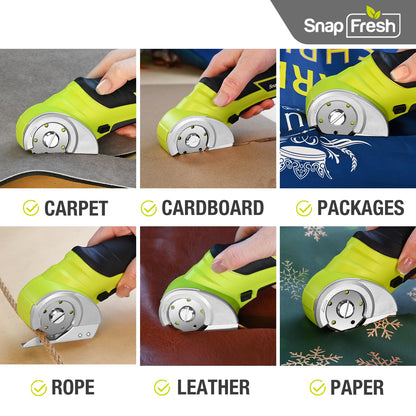 4V Cordless Rotary Cardboard Cutter