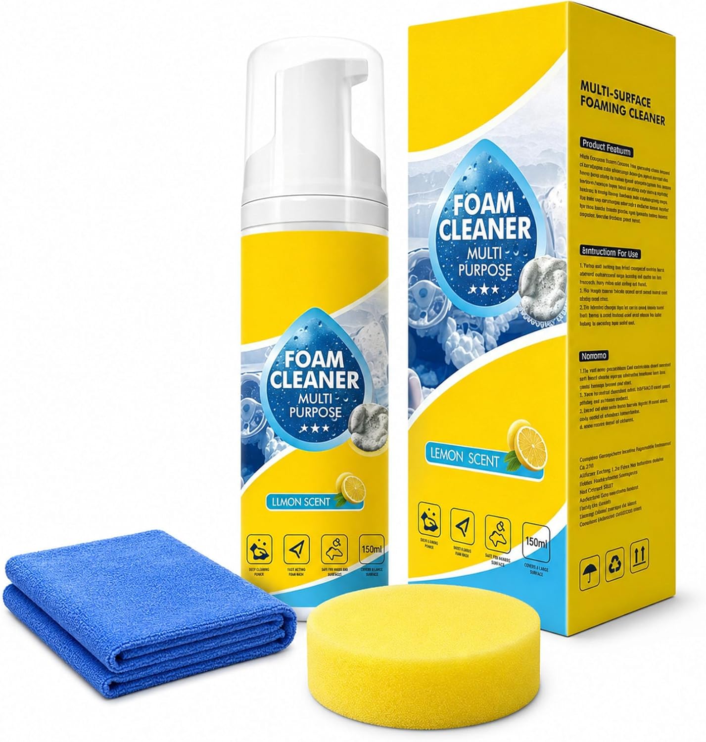 150-milliliter Set: Deep-Cleansing Foaming Face Wash