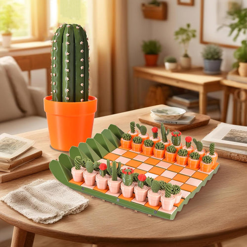 Cactus Chess Set - 3D Printed Cactichess