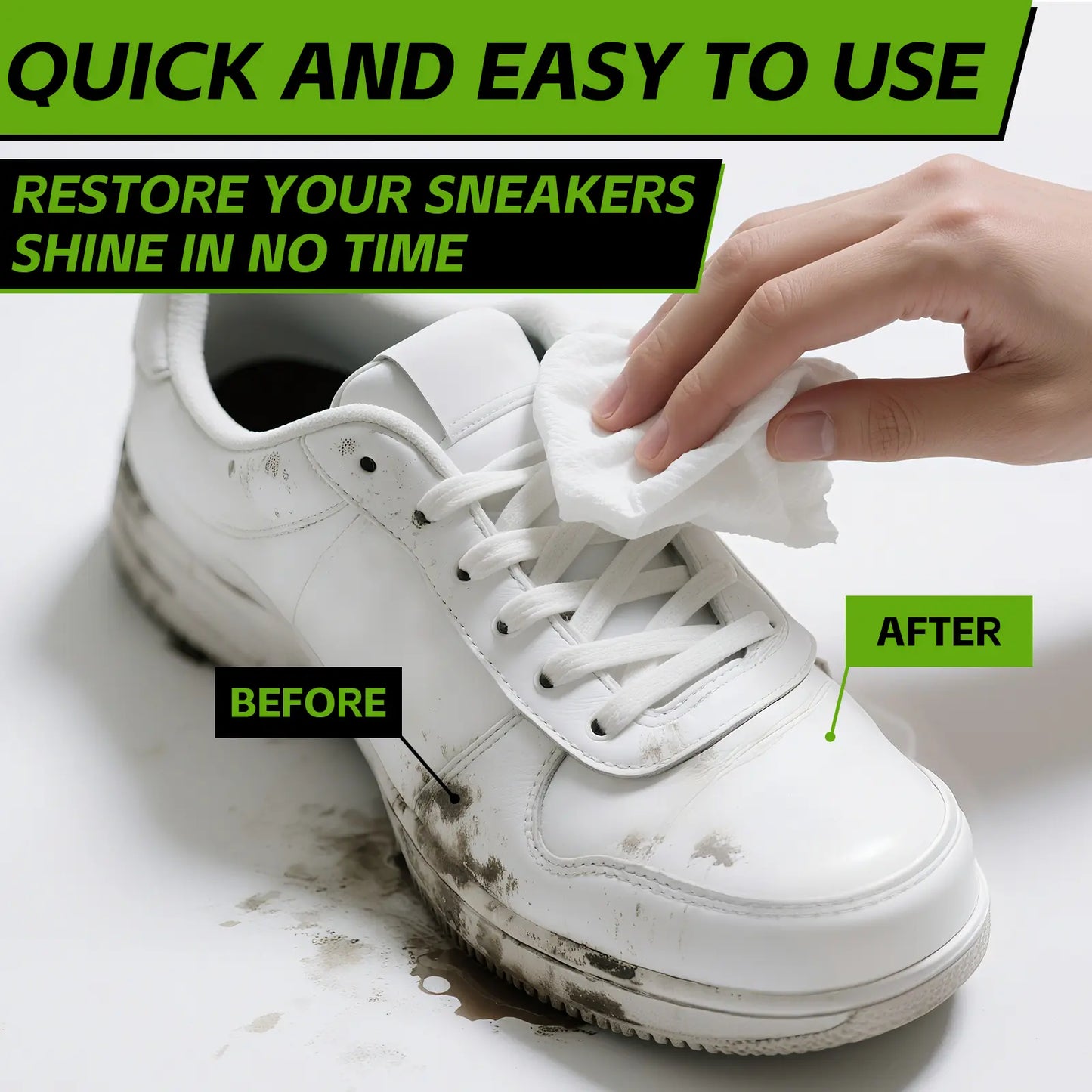 👟 Foam Shoe Cleaning Kit – Sneaker Cleaner With Brush & Microfiber Towel ✨