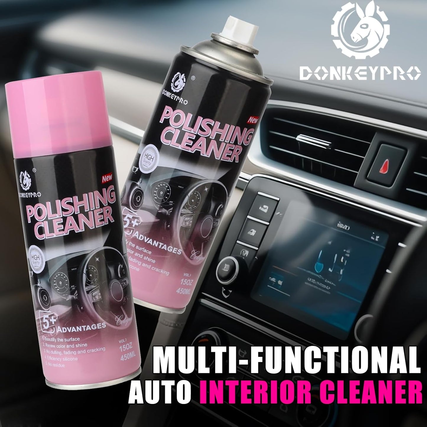 Car Interior Polishing and Cleaning Solution