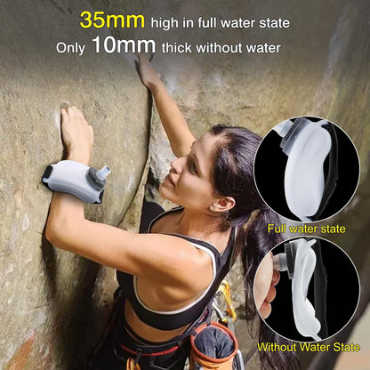 Sports Wrist Water Bottle, Running Wearable HandsFree Silicone 7 Oz Water Bottle, Portable Fitness Cycling Marathon Rock Climbing Sports Cup