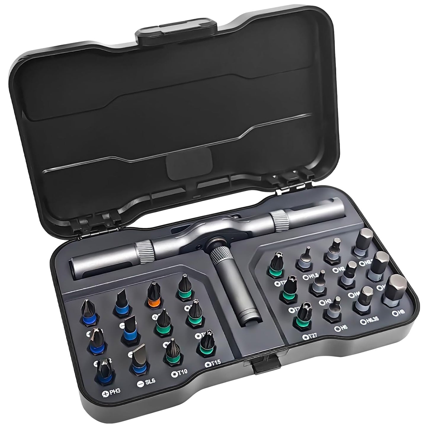 Magnetic Ratchet Screwdriver Set