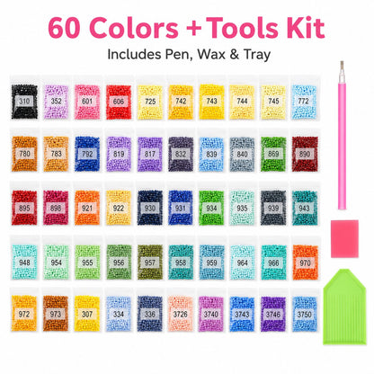 💎 Freestyle Mini Diamond Art Cards – 30PCS Cute Pixel DIY Craft Collection ✨