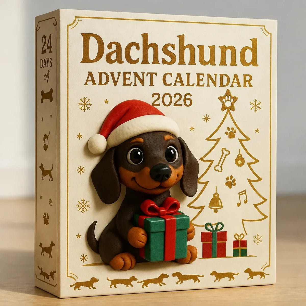 🎄 50% OFF 2026 Dachshund Advent Calendar 🐾 24 Days of Wiener Dog Christmas Surprises