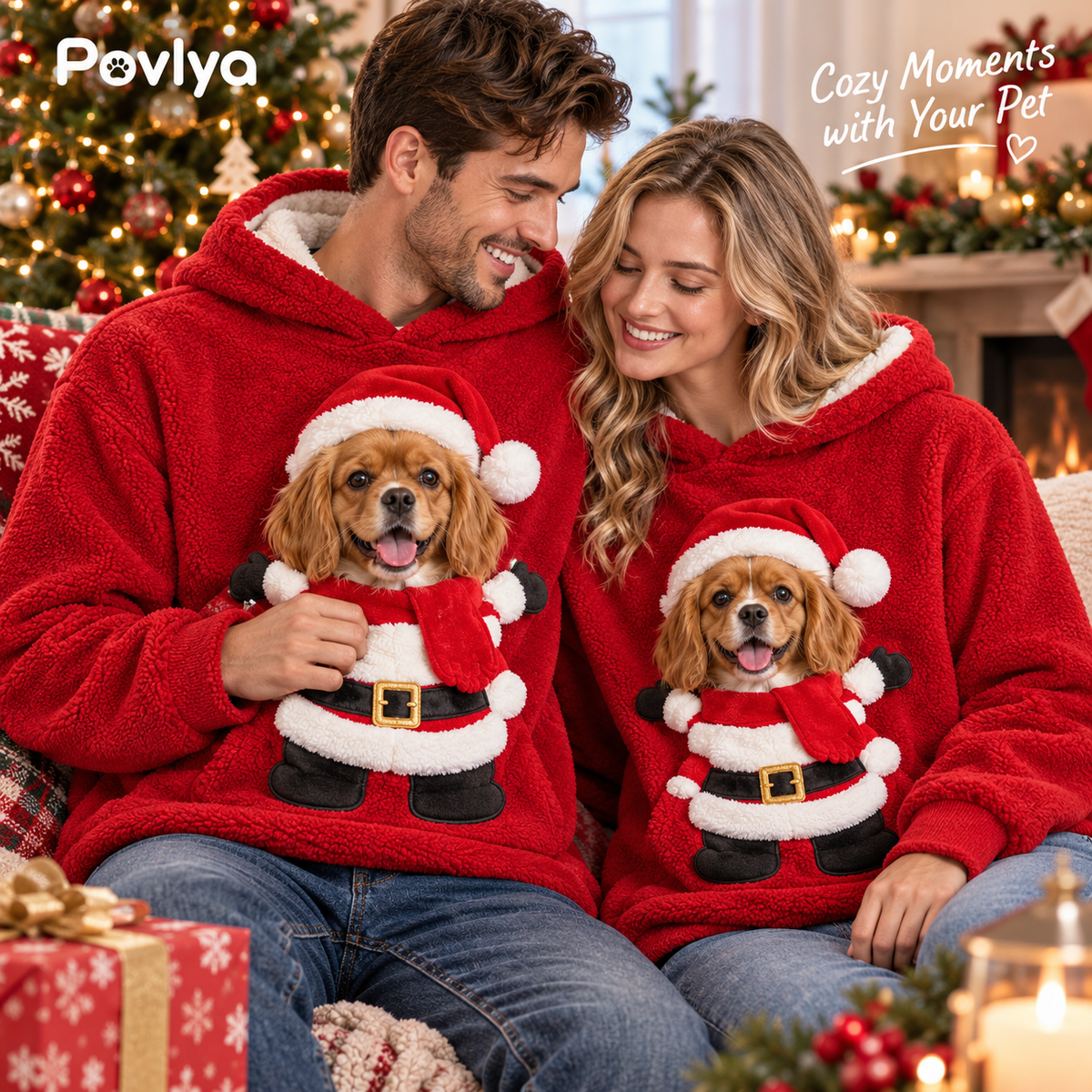 🎄 Christmas Pet Carrier Jumpsuit ✨ Keep Your Furry Friend Close This Holiday!