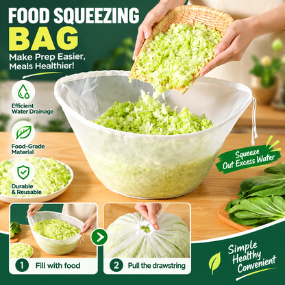 🥛 Soy Milk Bag & All-Purpose Food Mesh Strainer - Fine Nylon Dehydration Filter 🥟