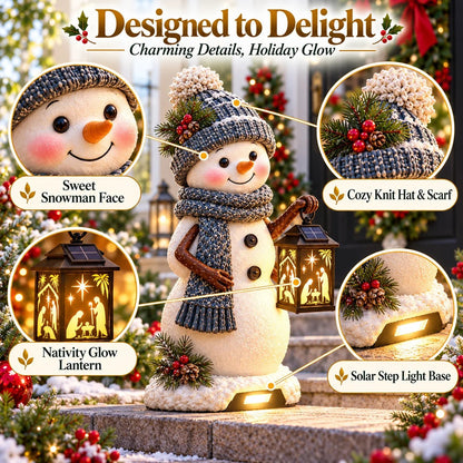 ✨ Solar Christmas Step Lights | 5 Festive Character Styles