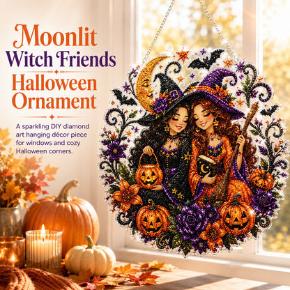 🔮DIY Witch Diamond Painting Suncatcher Ornament 🎃