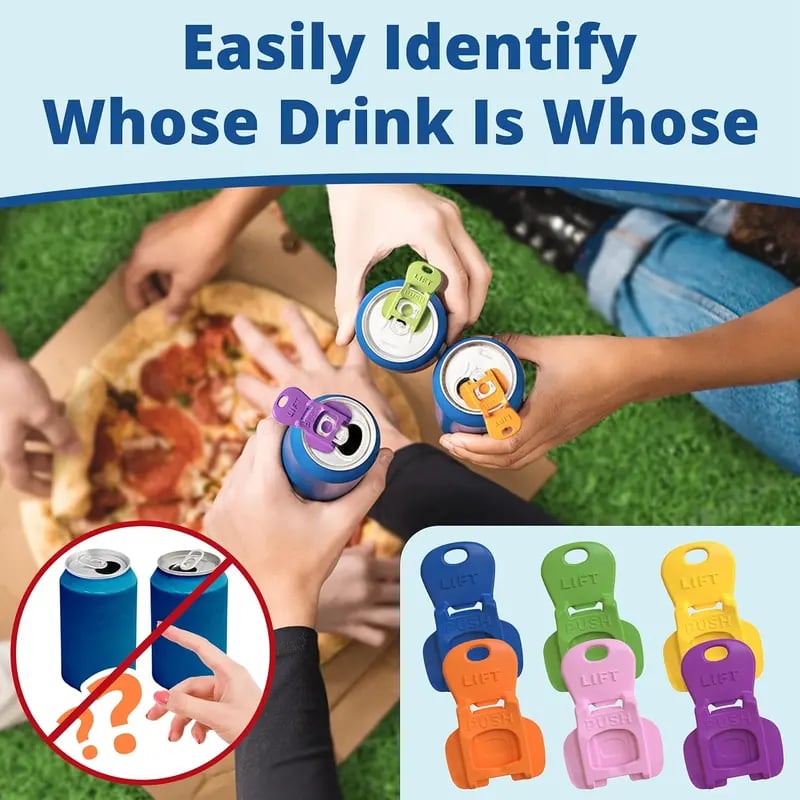 🔥 Snap-On Can Opener & Drink Lid 2-in-1 – Effortless Can Opening, Beverage Cover 🚀🍻
