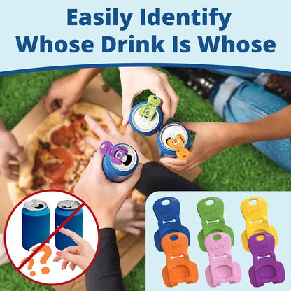 🔥 Snap-On Can Opener & Drink Lid 2-in-1 – Effortless Can Opening, Beverage Cover 🚀🍻