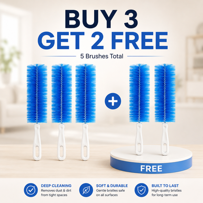 🧹 Flexible Bendable Dust Cleaning Brush | Reusable Multi-Surface Duster