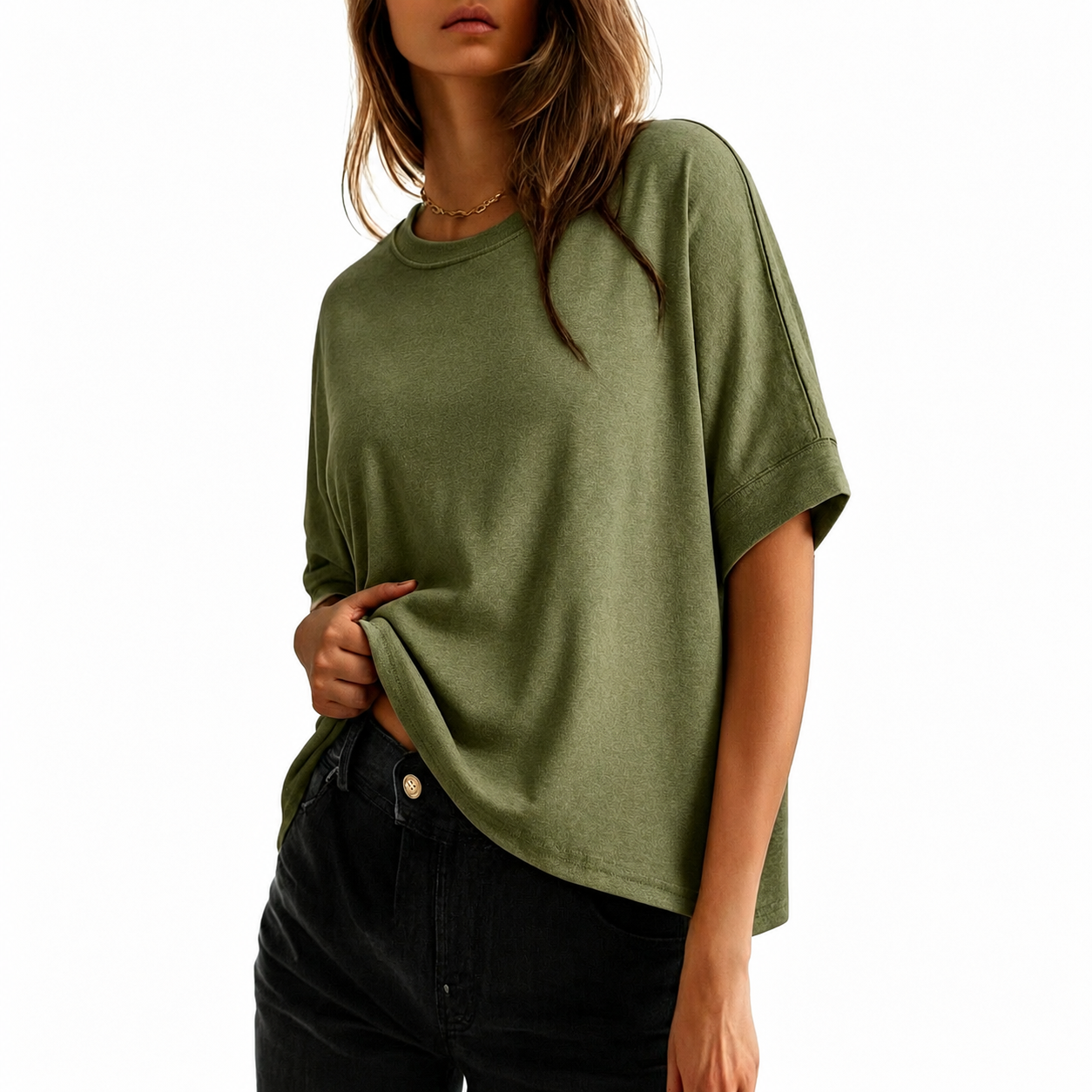 🔥 Soft Oversized Tee Women Love – Comfy, Loose & Flattering ✨