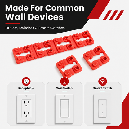 ⚡ Fix Loose Outlets Fast – 48PC Stackable Outlet Spacer Kit
