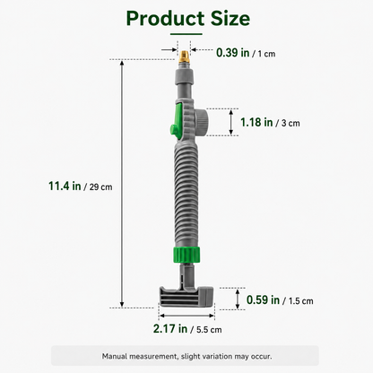 💦 Universal Pressure Bottle-Mount Sprayer Attachment with Brass Nozzle 🌱