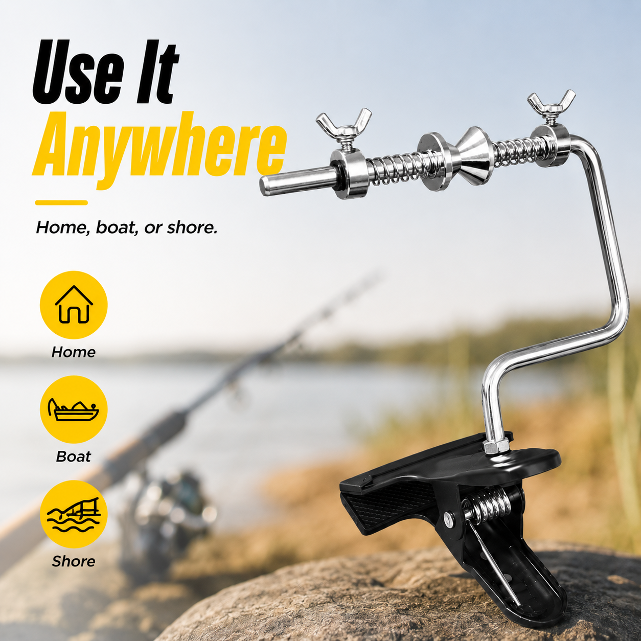 🎣 Universal Portable Fishing Line Spooler