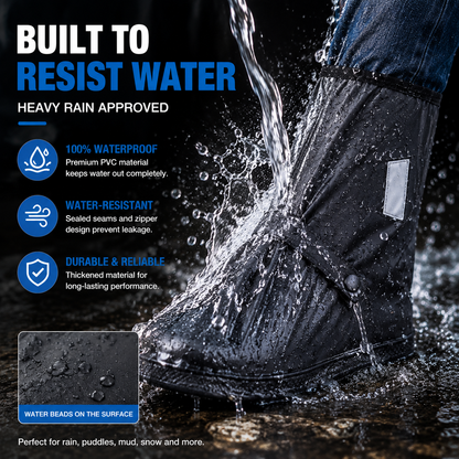 🔥 50K+ Sold | ☔Waterproof Shoe Covers That Keep Shoes Dry & Spotless