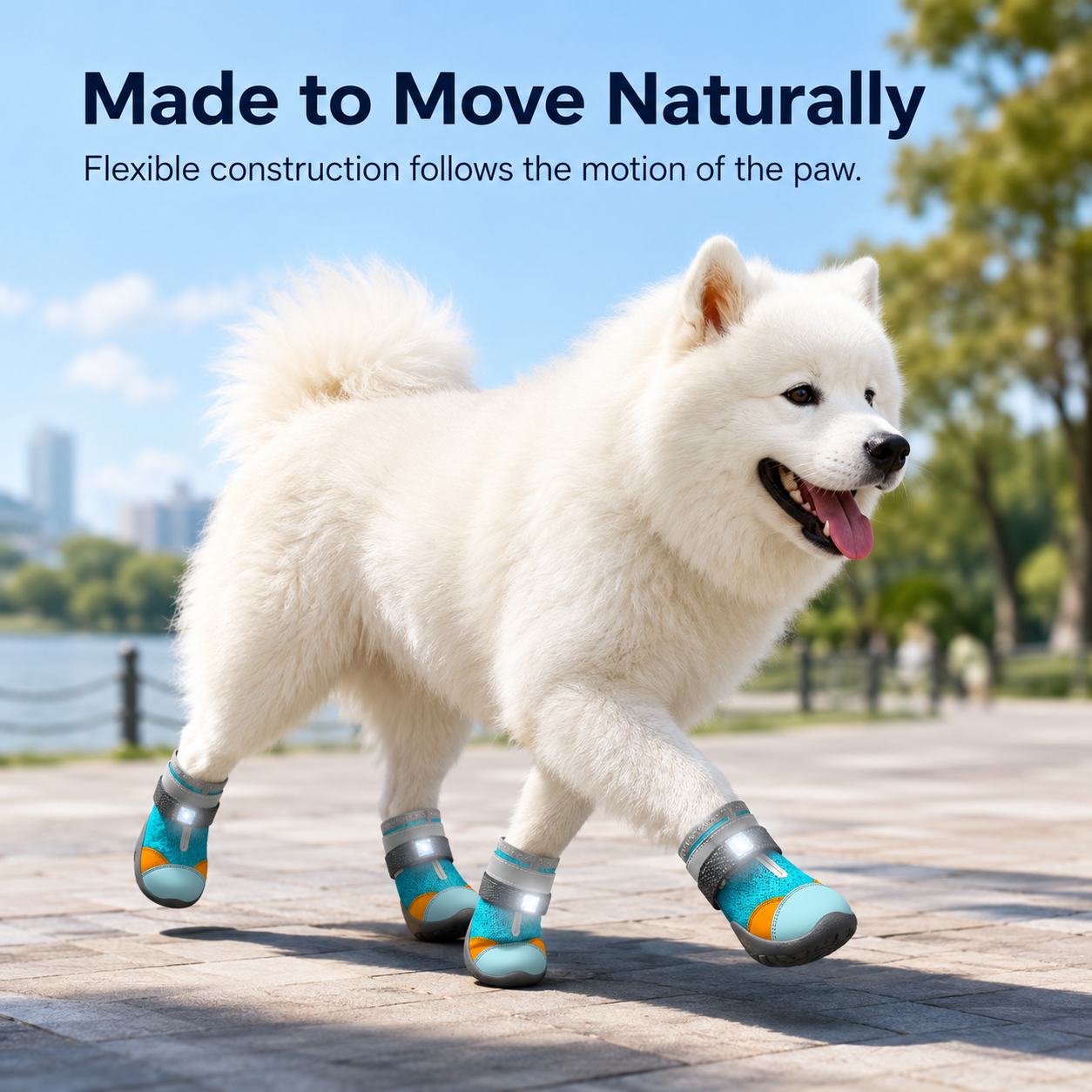 🐕 Breathable LED Light Dog Boots for Night Walking Paw Protection 🐾