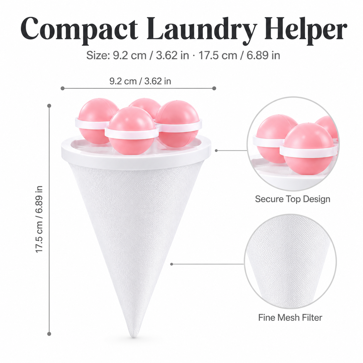 🧺 Floating Laundry Hair Catcher