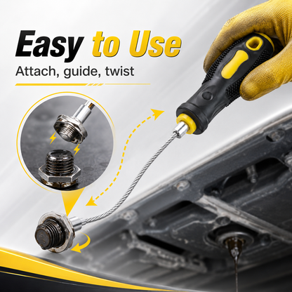🛠️ Universal Flexible Oil Plug Remover Tool