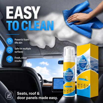 🫧 4-in-1 Multi-Enzyme Foam Cleaner - Instant Stain Remover 🚗