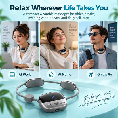 💆 The Everyday Neck Relief Device You’ll Want Everywhere – Smart Wearable Massager