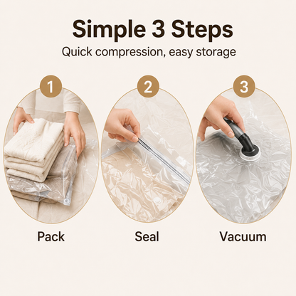 ✨ Hanging Vacuum Closet Bags – Save Space Fast