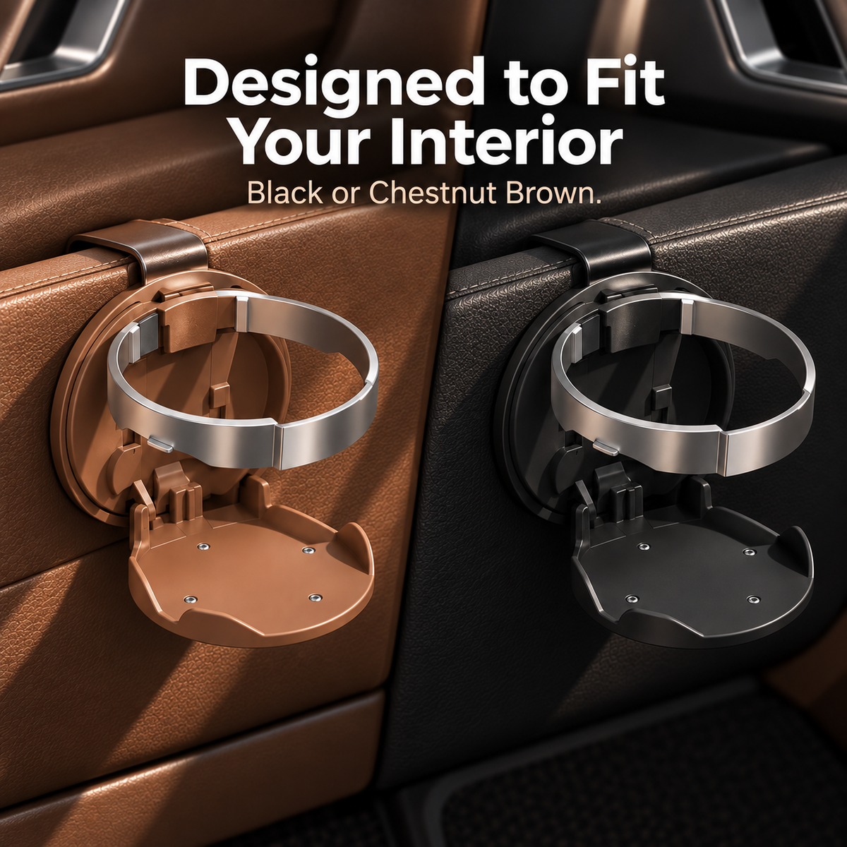 🥤 Compact Space-Saving Foldable Car Cup and Beverage Mount 🚙
