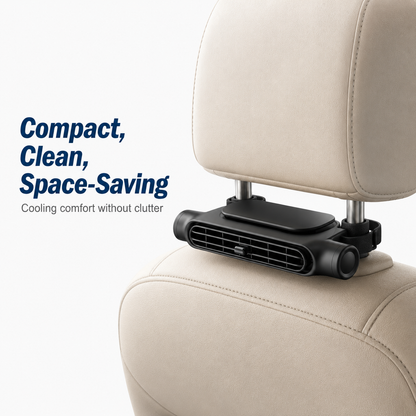 🧊 Portable Car Headrest Cooling Fan