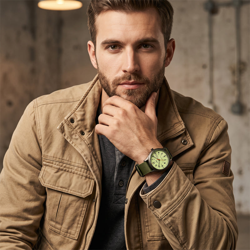 📢📢45% OFF !! ⏰Men's Quartz Watch with Luminous Display