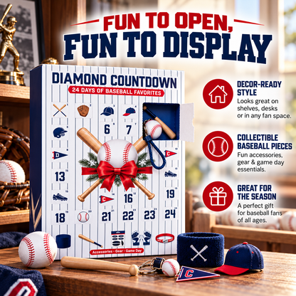 ⚾ 24-Day Baseball Advent Calendar – Daily Diamond Countdown Surprises