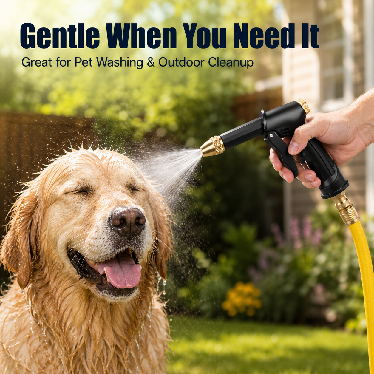 🚿 High-Pressure Hose Spray Gun for Car Wash & Outdoor Cleaning