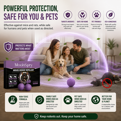 🚫🐭 Natural Rodent Repellent Balls | Keep Mice Away Before They Move In 🌿