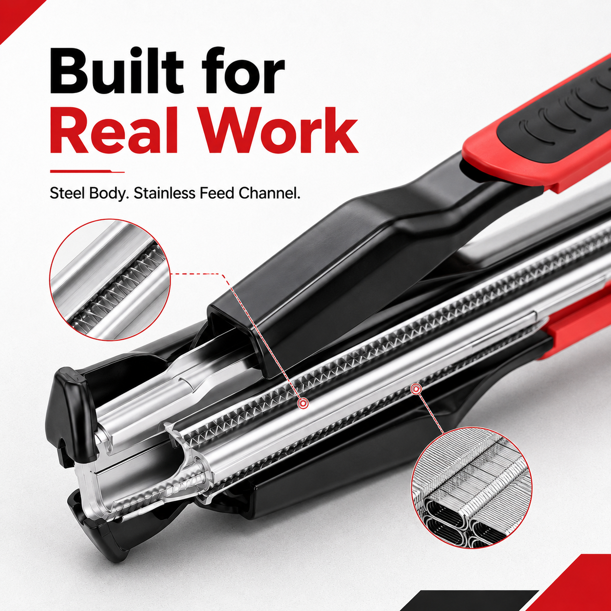 ⚙️ Automatic Spring Loaded Hog Ring Pliers Kit with 2500 Rings 🛠️