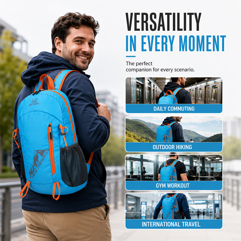🎒 Ultralight Foldable Travel Backpack – 20–35L Water-Resistant Daypack